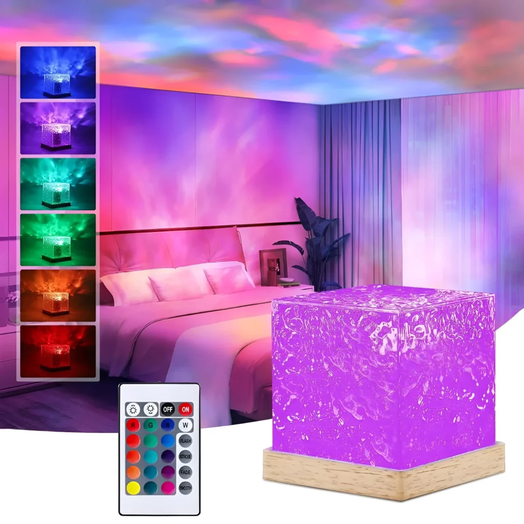 Original 16 Colors Home Office Underwater Projector Night Lamp Light